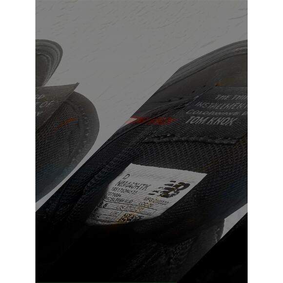 EUC New Balance Tom Knox 440 High Sneakers Size 6.5M, Black Orange Skateboarding - Picture 6 of 7